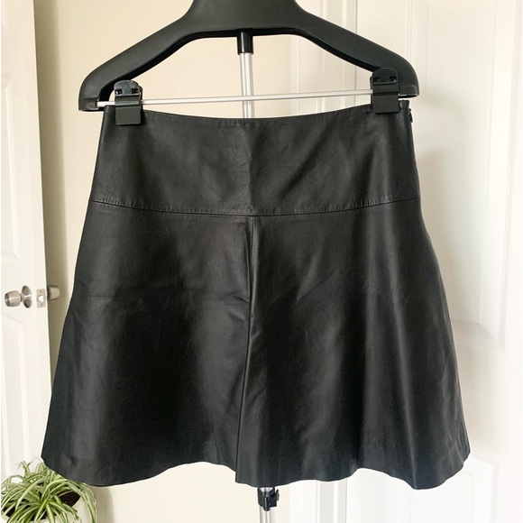 DKNYC Leather Skirt - Picture 1 of 7